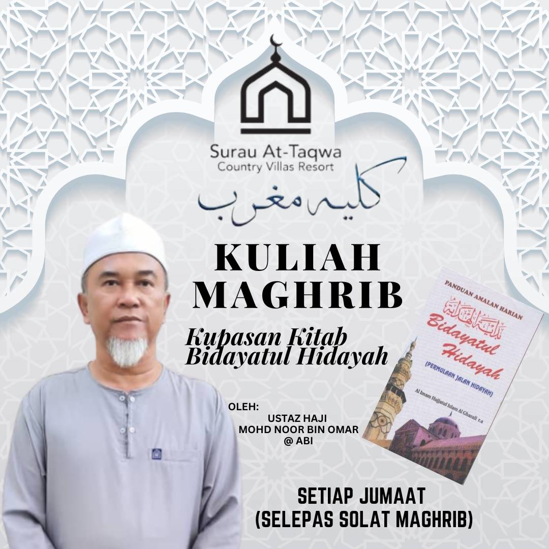 KULIAH MAGHRIB - USTAZ HAJI MOHD NOOR BIN OMAR @ ABI 2 WhatsApp Image 2025 08 01 at 17.55.38